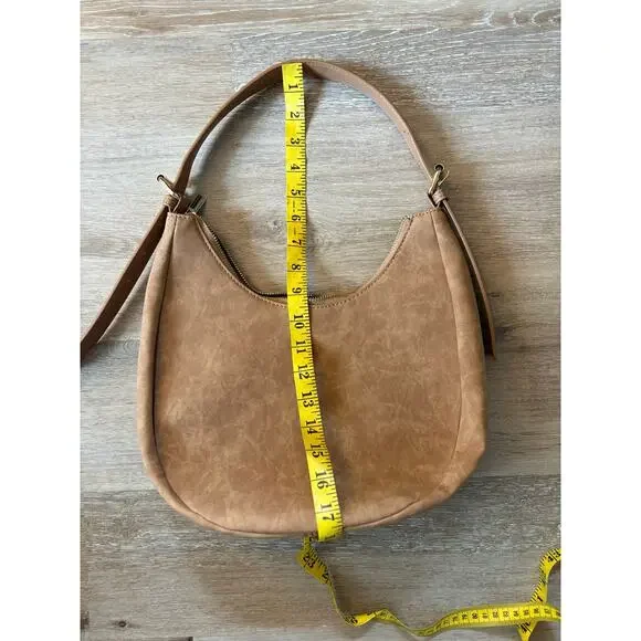 4th & Reckless Una Faux Suede Crescent Bags - Picture 6 of 6